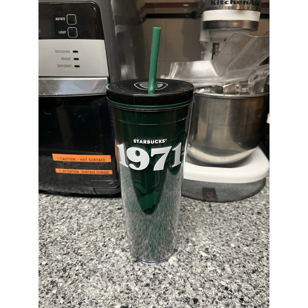 NEW Starbucks Limited Edition 1971 Green Siren Heritage Roast Cold Cup Tumbler